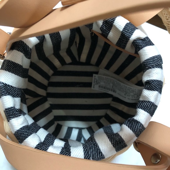 Zara raffia woven bucket bag - Picture 5 of 5